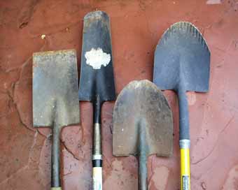 shovels